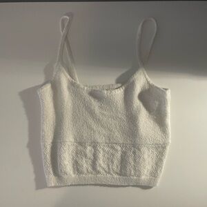 LA Hearts Fuzzy Cropped Tank Size M